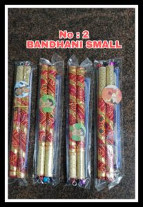 2 Wooden Small Bandhani (Chundri) Gohel Dandiya Manufacturer Exporter Producer Supplier Ahmedabad Gujarat India