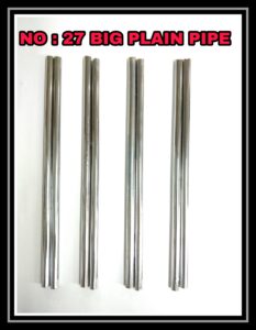 27 Stainless Steel Big Plain Pipe Gohel Dandiya Manufacturer Exporter Producer Supplier Ahmedabad Gujarat India