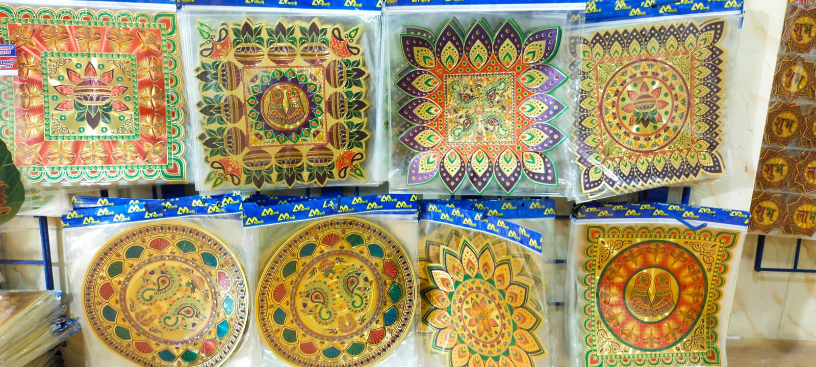 Diwali Gold Stickers Gohel Dandiya Manufacturer Exporter Supplier Producer Ahmedabad Gujarat India (22)