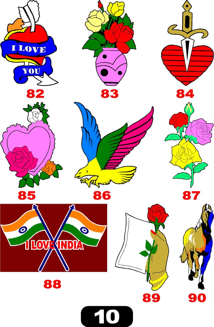 Radium Stickers Gohel Dandiya Manufacturer Exporter Supplier Producer Ahmedabad Gujarat India (10)