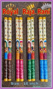 Royal Raja Rani PVC Coated Print PVC Gohel Dandiya Manufacturer Exporter Producer Supplier Ahmedabad Gujarat India