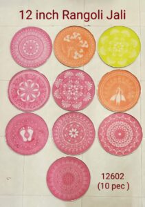 12 inch rangoli jaliGohel Dandiya Rangoli Stencil Jali Manufacturer Exporter Supplier Producer Ahmedabad Gujarat India