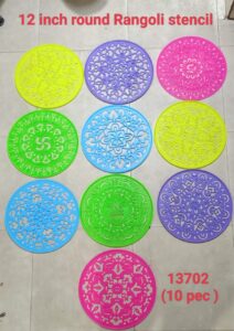 12 inch round rangoli stencilGohel Dandiya Rangoli Stencil Jali Manufacturer Exporter Supplier Producer Ahmedabad Gujarat India