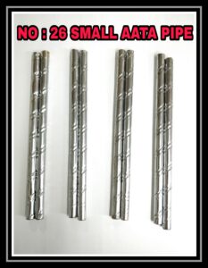 26 Stainless Steel Small Aata Pipe Gohel Dandiya Manufacturer Exporter Producer Supplier Ahmedabad Gujarat India