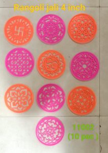 4 inch round rangoli jali plasticGohel Dandiya Rangoli Stencil Jali Manufacturer Exporter Supplier Producer Ahmedabad Gujarat India