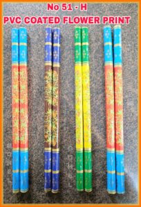 51 H PVC Coated Print PVC Print Flower Print Gohel Dandiya Manufacturer Exporter Producer Supplier Ahmedabad Gujarat India