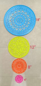 plastic round all sizeGohel Dandiya Rangoli Stencil Jali Manufacturer Exporter Supplier Producer Ahmedabad Gujarat India